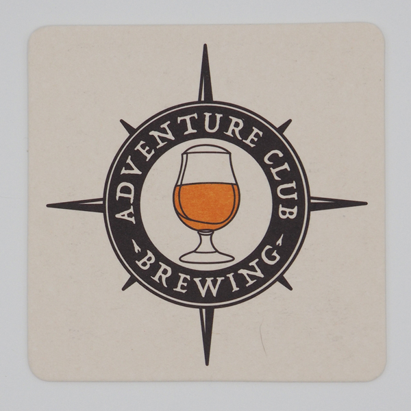 Adventure Club Brewing Logo & Coaster Design