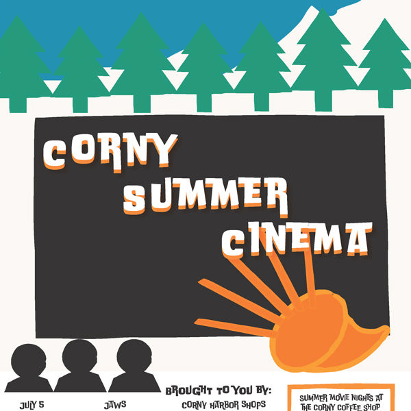 Corny Summer Cinema Poster Design