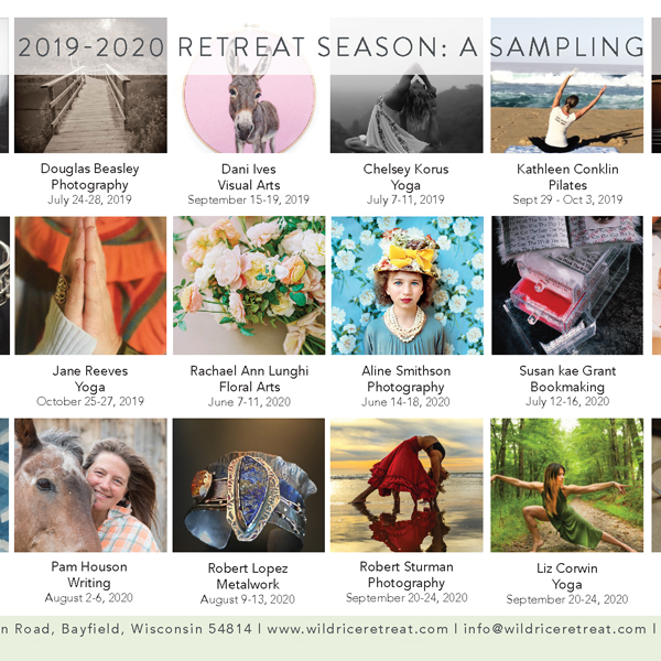 Wild Rice Retreat Promo Postcards